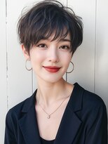 ノア 三宮店(NOA)&nbsp;【NOA】大人ハンサムショート黒髪