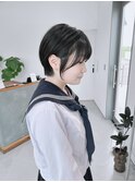 耳かけ丸みショート