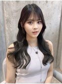 ミニウルフ×アプリコットオレンジ[美髪/韓国]