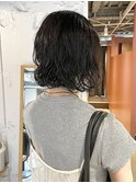 山本/無造作ボブパーマニュアンスカラーブリーチなし吉祥寺