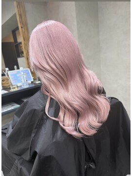 サニー 渋谷(SUNNY) バレイヤージュ、ハイライト、レイヤーロング、グレーベージュ