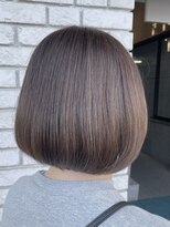 オーガニックエコ 川越(organic+eco)&nbsp;30代40代大人かっこいい夏カラー◎クールベージュハイライトボブ