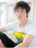 mod's姪浜/フェザーマッシュくせ毛風束感スパイキーショートi