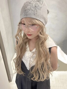 ペレ アネックス 大阪梅田茶屋町店(PELE ANNEX) くびれヘア/アプリコットオレンジ/夏のヘアアレンジ/梅田