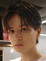 アンサー 渋谷(ANSWER)&nbsp;センターパートフェザーパーマシースルー髪質改善縮毛矯正