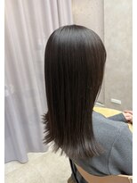 ラメル(RAMEL)&nbsp;ロングボブ＋ツヤカラー＋補強TR