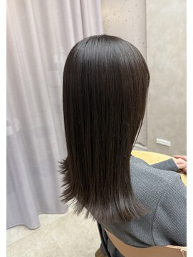 ロングボブ＋ツヤカラー＋補強TR