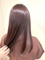 アズール 草加(azule)&nbsp;インナーカラー　ピンクベージュ