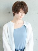 抜け感ナチュラルショート