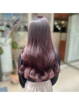 ソレイユ(Soleil) ボルドー/ブリーチなしピンク/ワンカラー/暖色カラー