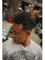 フォーコーナーズカットショップスリーセント 栄(FourCornersCutShop 3/cent)&nbsp;スパイキーアフロ