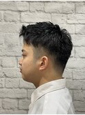 理容室定番！オシャレツーブロショート
