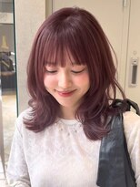 ジアン バイ ミルボン 西宮ガーデンズプラス(GIEN by milbon) ピンクブラウン×ミディアムレイヤー