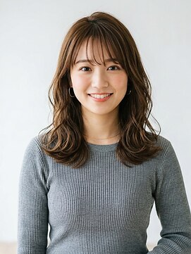 ICH GO向ケ丘遊園店 大人可愛いレイヤーミディアム×柔らかブラウン