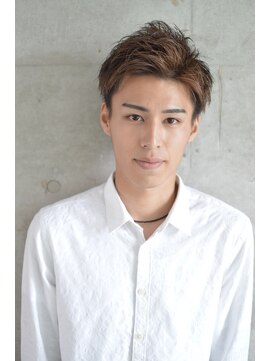 トロワエピ 表参道(Trois epis) メンズツーブロック×ソフト七三【Trois epis 表参道 美容院】