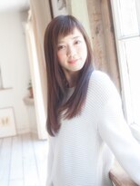 ヒラソル(girasol)&nbsp;愛されシースルーバング 【ヒラソル横浜】◎30代40代50代