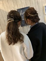 アンク クロス 関内店 結婚式お呼ばれヘアセット♪【mifuyu】