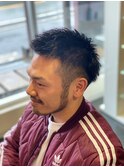 ツーブロックショート