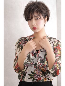 オウル(Owll) 【Owll】ハンサムショート　小顔グレーアッシュ