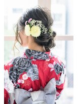 マーブルトウキョウネオリーブ(marbles tokyo neolive)&nbsp;《MARBLES三軒茶屋》浴衣着付け×ふわふわギブソンタック