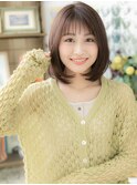 ツヤ髪ダークアッシュ大人かわいいロブヘアa戸頭20代30代40代!