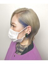 オンザ(ONTHE)&nbsp;ホワイトベージュ×クリアブルーインナーカラー【林京平】