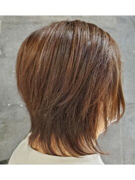 クレールプロデュースドバイロビン(Clair PRODUCED BY ROBIN) 《Clairが届ける》キラ水カラー×ベージュ系グレイカラー