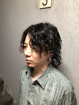 ヒロギンザ 浜松町店(HIRO GINZA) センタースパイラルロングヘア<ヒロ銀座/メンズ/理容室/浜松町>