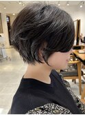 【渡辺】ショートグラデーションカラーペールベージュ