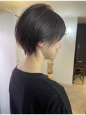 GRANDLINE 千崎聖太　繊細なバランスショートヘア　グレージュ