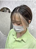 ホワイトベージュ、フェイスフレーミング