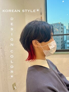 ロストシティ 横浜(LOST CITY) 本場の韓国ヘア【マッシュウルフ×デザインカラー】
