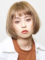 ピークアブー アヴェダ アトレ恵比寿(PEEK-A-BOO AVEDA) 顔まわりレイヤーミニボブ /ハイトーン 恵比寿 渡邉