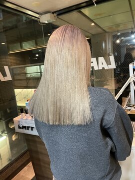 ラフ(LAFF) #黒髪#ボブルフ#ネビージュ#小顔#ワンレン