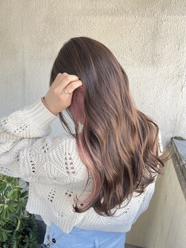 レアル 天王寺 阿倍野(REAL) アッシュブラウン×ピンク