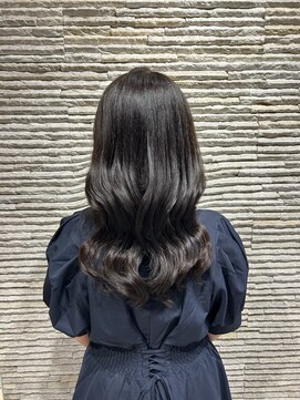 ビス ヘア アンド ビューティー 西新井店(Vis Hair＆Beauty) 20代30代40代前下がりストレートラベンダーナチュラル