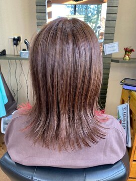 リンクスハート 桜井店(Link’s Heart) ミディアムレイヤー×インナーカラー