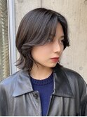 レイヤーボブ/顔まわりレイヤー/タンバルモリ/外ハネボブ/韓国