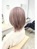 ニュート(Neut )&nbsp;ペールピンクミルクティー/ブリーチカラー/ショートレイヤー