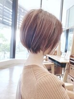 Say.シルキーベージュショートボブ丸みショート表参道原宿青山