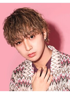 オーシャントーキョー 心斎橋(OCEAN TOKYO WEST) スパイラルパーマウルフツーブロックツイスパシャドウパーマ