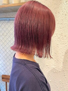 マジコ 下北沢本店(Magico) ショートボブ/ショート/ミニボブ/ピンク/ピンクベージュ/下北沢