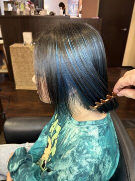 ネイトル(naitre) ターコイズインナーカラー