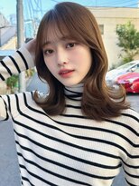 ミラリー トウキョウ(Mirareee Tokyo) 20代30代40代◎前髪パーマ韓国風巻きくすみベージュお団子ヘア