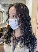【白石】ウェーブヘアゼリーパーマ原宿スパイラルパーマ