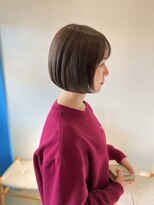 ジジ フィーカ 佐野(Gigi fika)&nbsp;グレージュ/ボブ