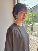 ナチュラルで可愛いショートボブ