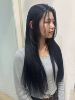 バイオレット 栄店(Violet)&nbsp;ブルーグレージュ ブルー ブリーチカラー ダブルカラーHR-126