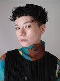 モードクロップ × ウェットパーマ