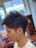 カット＋カラー＋シェービング　☆￥9500